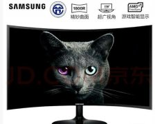 三星（SAMSUNG）23.5英寸+1800R曲面+可壁挂。