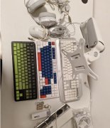 电脑闲置外设 北弧显示器机械支架 三把键盘（惠普k300 前